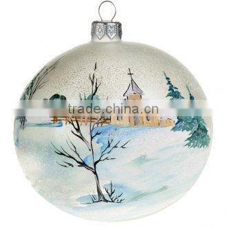 alibaba china hot sell christmas glasspainting ball