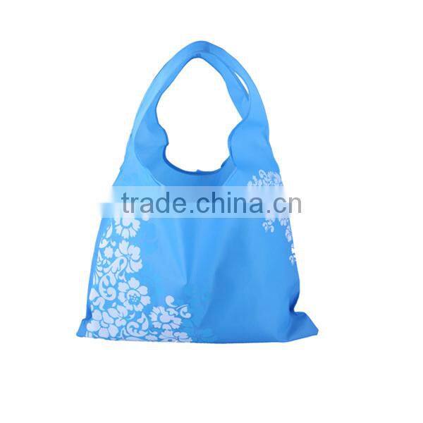 Eco Friendly reusable shopping bag folded into small pattern