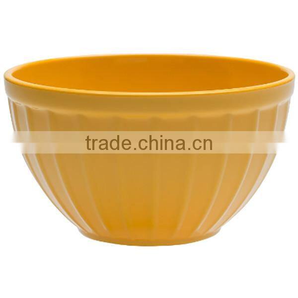 custom Ice Cream 16-ounce Fluted Bowl - Yellow