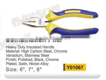 American style long nose plier with nikel plated