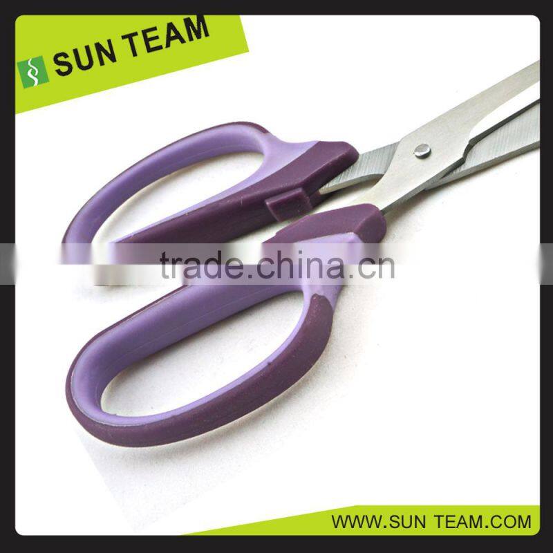 SC215B New style soft grip handle stationery office scissors