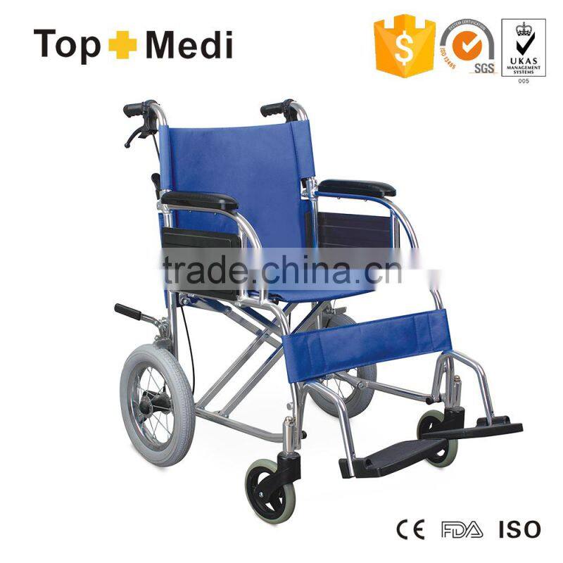 Topmedi folding aluminum wholesale china manual wheelchair
