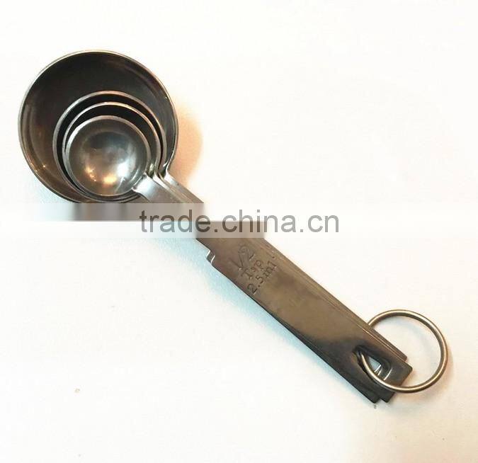 42142 4pcs Stainless Steel Nesting Measuring Cups and Spoons Set