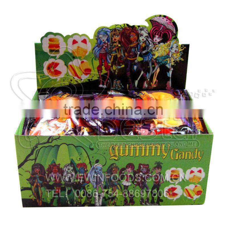 Halal Pizza Hot Dog Hamburger Gummy Candy