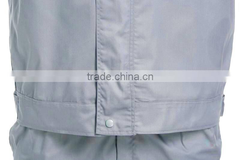 2017 OEM men uniforms workwear short sleeve jacket and pants