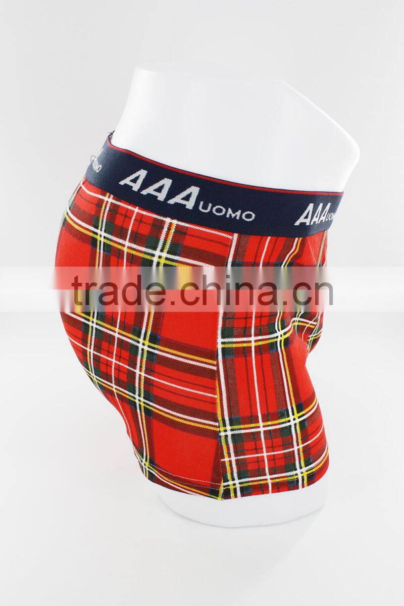 men cotton printed design brief boxer underwear