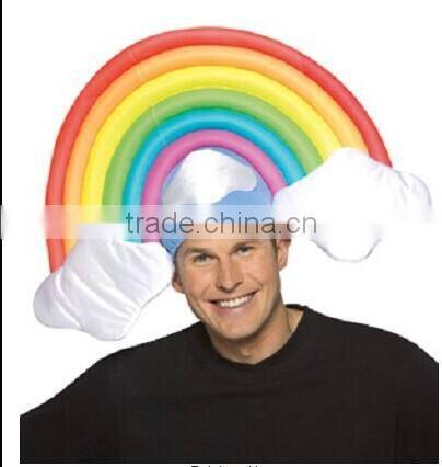 2014 hot design ,rainbow hat, party hat