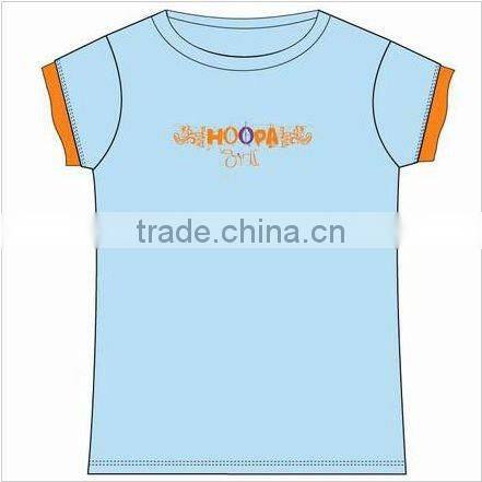 Women High Quality Cotton V-Neck T-Shirt