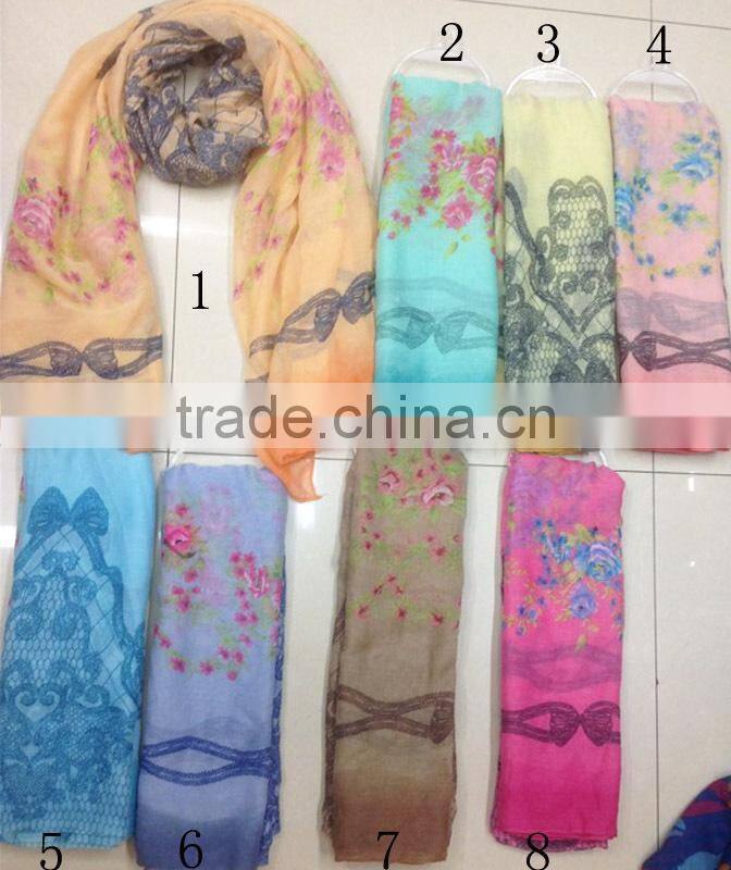 Fashion New shawl with printing butterfly STOCK!