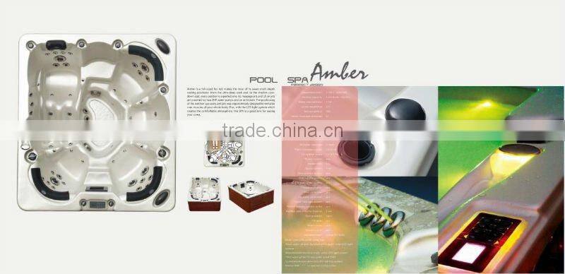 9 person outdoor swimming bathtub hot tubs spa with TV