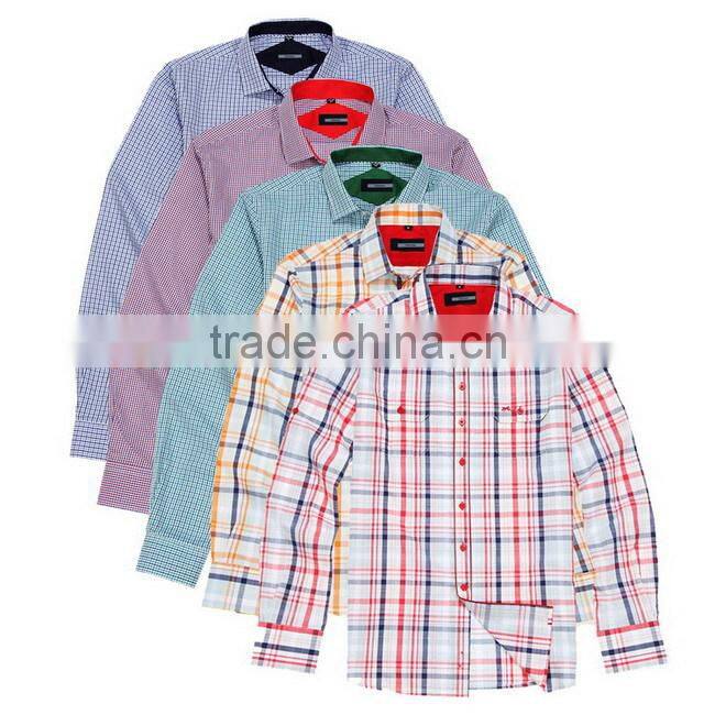 2014 hot selling popular design custom made men casual shirt