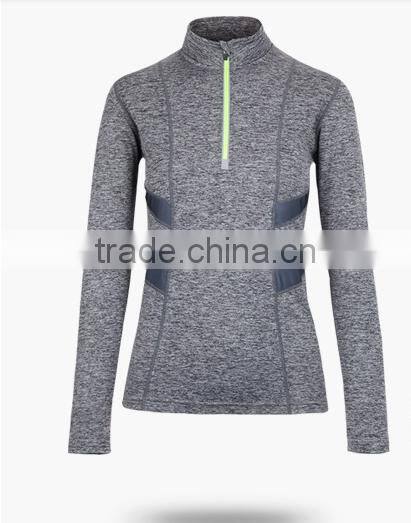 New Women fashion zip sport tracksuit running