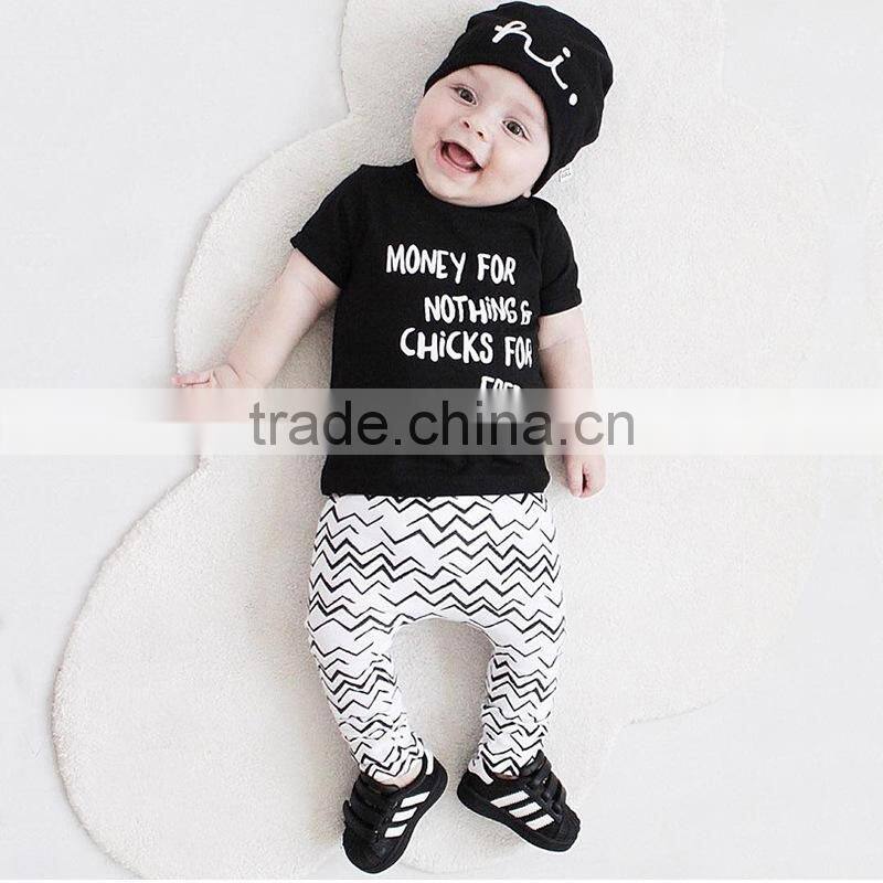 S17546A Summer Baby Boy Clothes Sets Newborn Boys Clothing Set