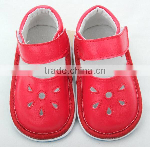 Branded Casual Designer Wholesale Mary Jane Squeaky Children Shoes