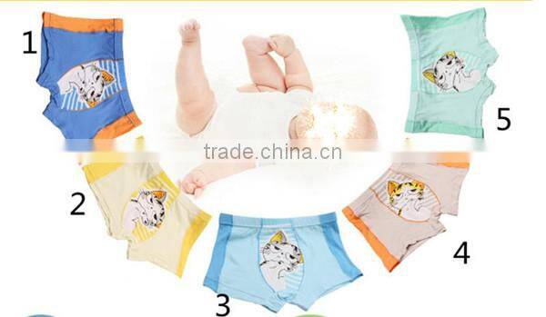 Lovely design fashion and comfortable printed lovely cartoon children boxer underwear for girls