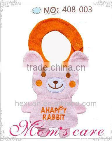 4 designs can choose/3D baby bib/ baby bibs /in stocked or OEM