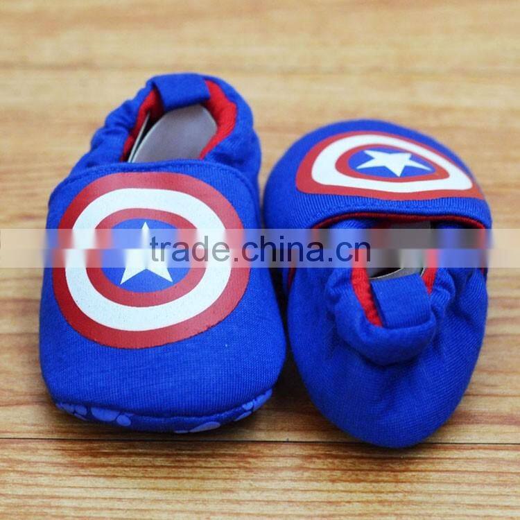 Captain America Shield printed Baby shoes