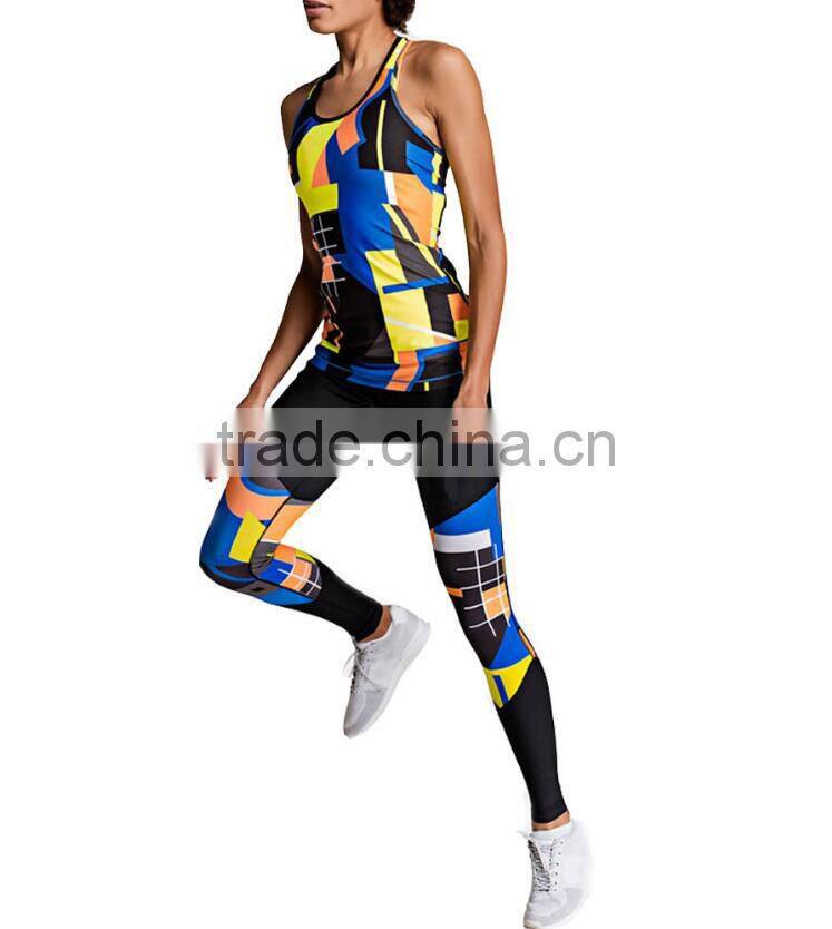 Factory Wholesale Training Singlet Body Building Sleevelesss Womens Yoga Tank