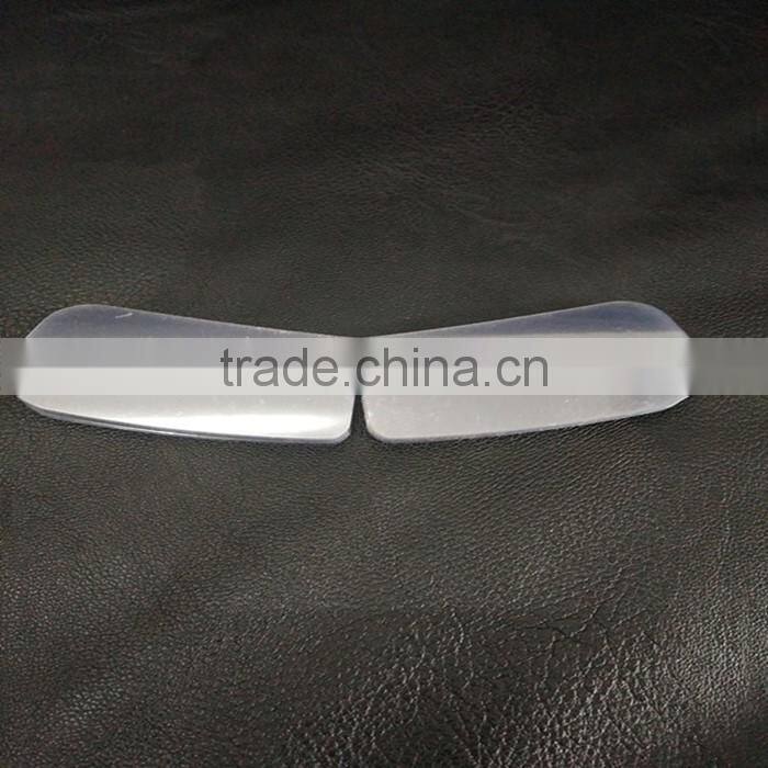 PET tranSparent platic collar fly for shirt accessory