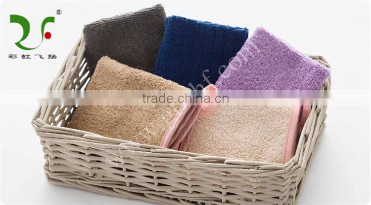 High quality 100% cotton woven fabric banded hand towel