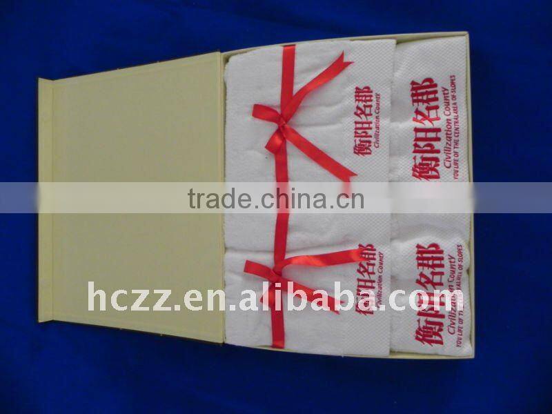 100% cotton embroidery gift towel