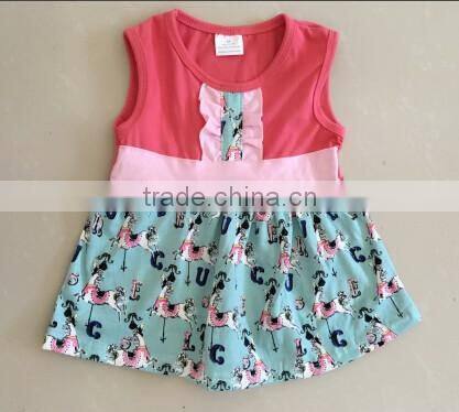 Bunny with chick smocked bishop dress for Easter