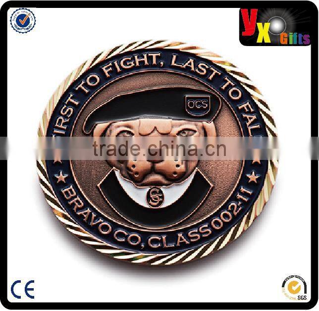 home decor/2014 Manufactory production dragon metal souvenir coin