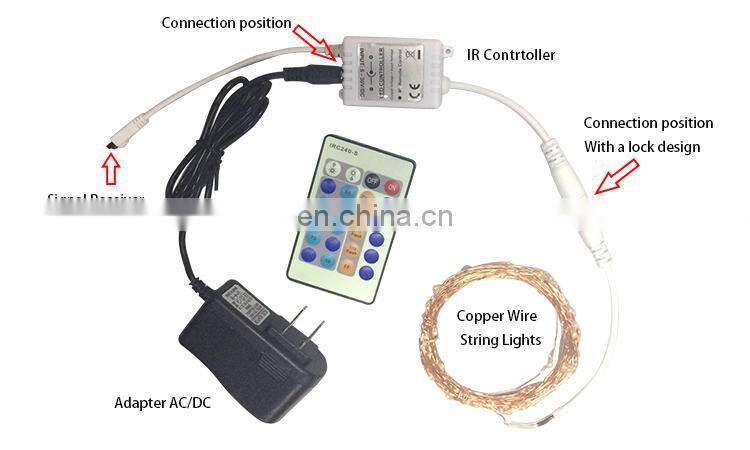 Products 10M 100 LEDs Remote Controlled Led String Lights