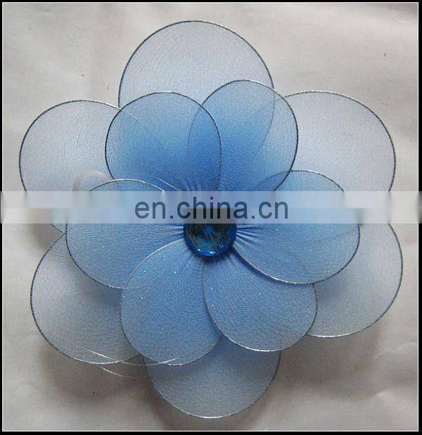 Artificial hair flower
