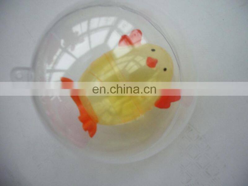 open plastic clear chtistmas balls dia.6cm,8cm and 10cm