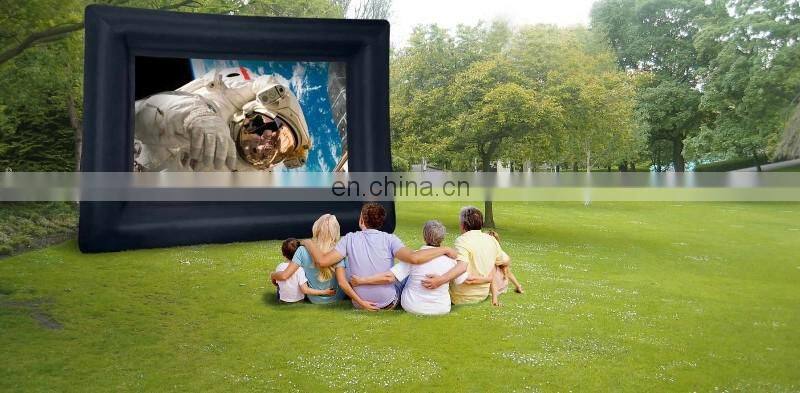 Hot selling outdoor movie screen , inflatable projector screen for supply
