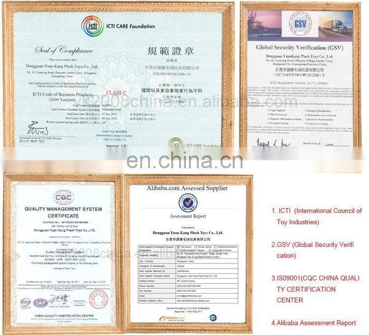 Custom colourful 100% PP cotton plush teddy bear