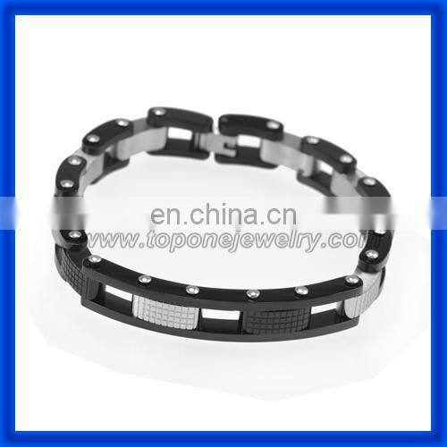 2014 Men's Motorcycle Chain Stainless Steel Biker Bracelets China Factory