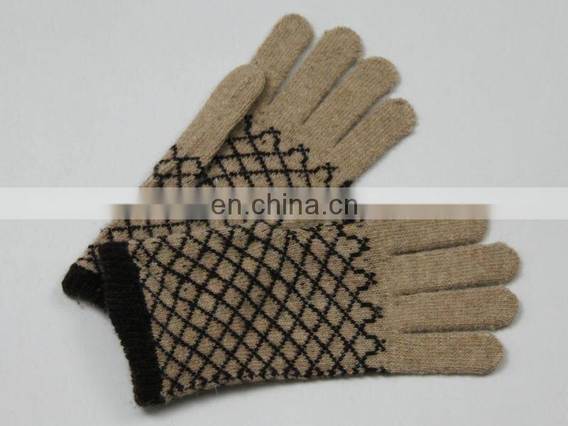 2013 winter thick warm glove Korean rabbit gloves fashion hand gloves (JDG-001 col.01#)