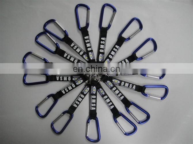 Hiking carabiner hook,aluminum snap bag hook made in china