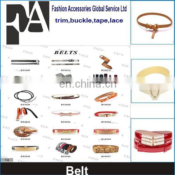 Wholesale high quality genuine PU leather gold belts for men