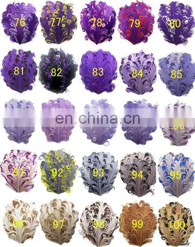 nagorie feather headbands goose curly feather pads for baby headband