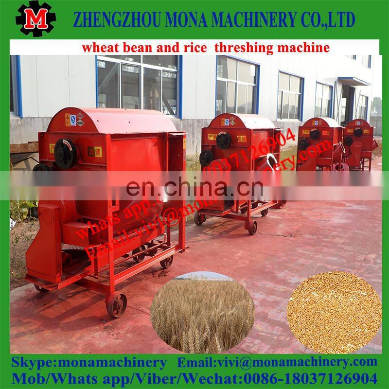 hot sale small multi function 1.5kw 2.2kw Agricultural Wheat Thresher for home use