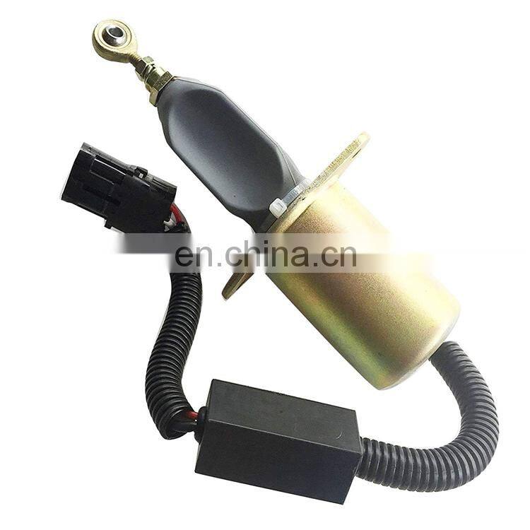 Spare Parts Stop Solenoid 4946639 for 4B 6B 6C 8.3L DC12V Excavator