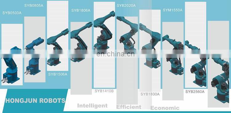 HONGJUN Industrial 6 axis 50kg loading Automatic Arc Welding Robot for sale