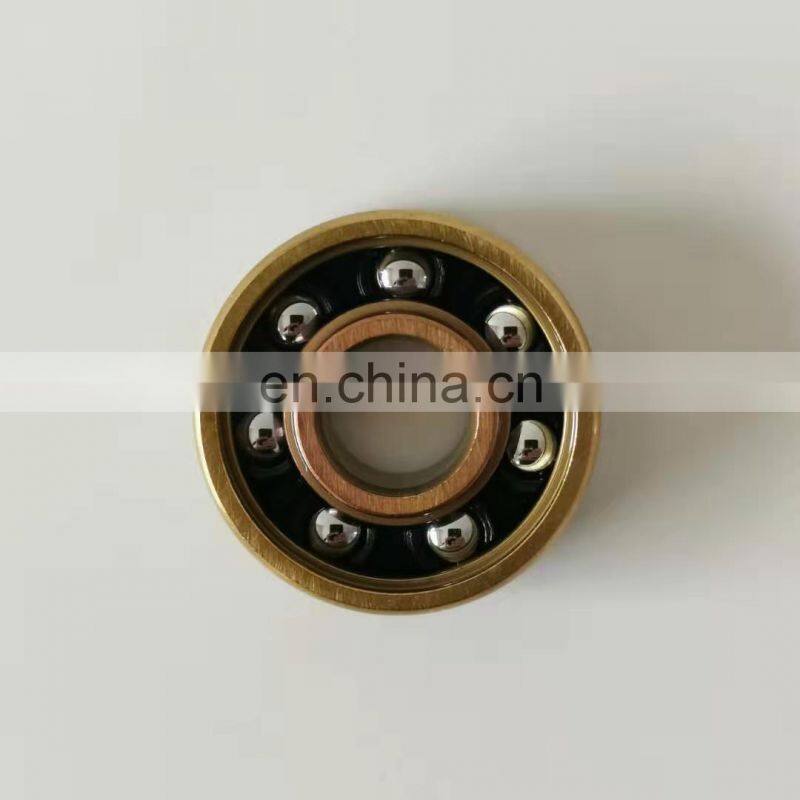Good Performance Mixed Color Gold-RoseGold Titanium Single Row 608 Deep Groove Linear Ball Bearing