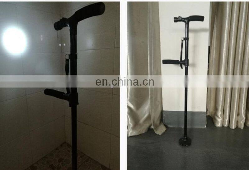Elderly elegant extendable walking stick  with light