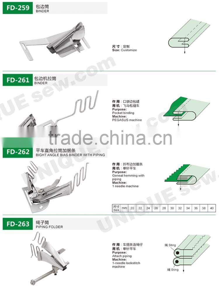 Folder/Binder for sewing machine 3