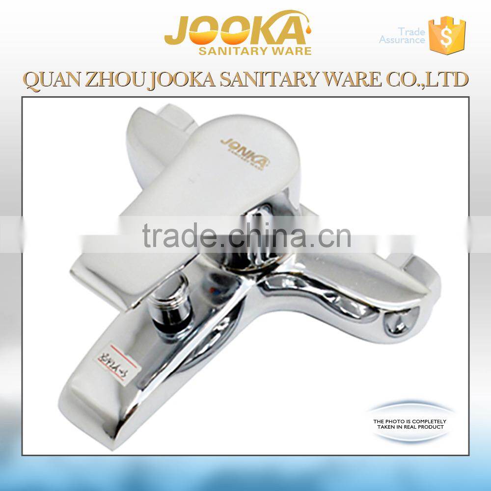 2015 top selling surface mounted double holes shower faucet