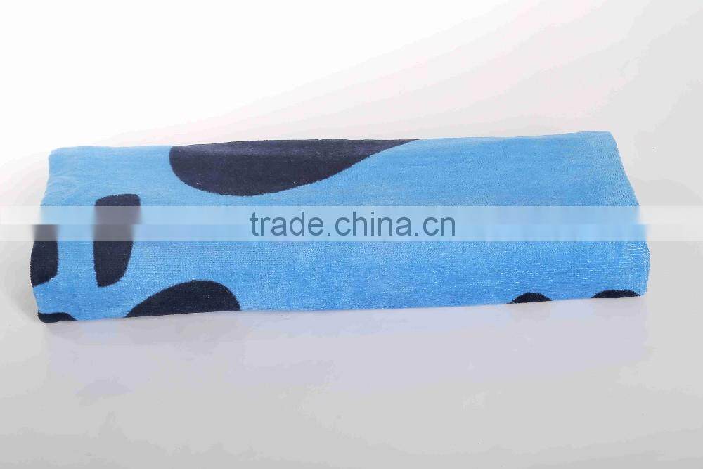 China Guangdong Foshan towel manufactory customized design reactive printed bath towel