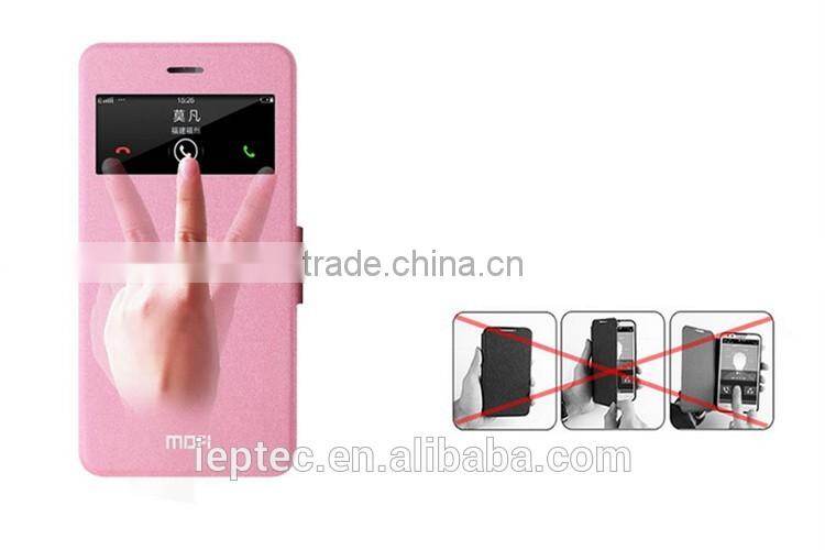 MOFi Original Dot View Holder Flip Case for vivo X5 Max, Mobile Phone Leather Back Cover for vivo X5Max