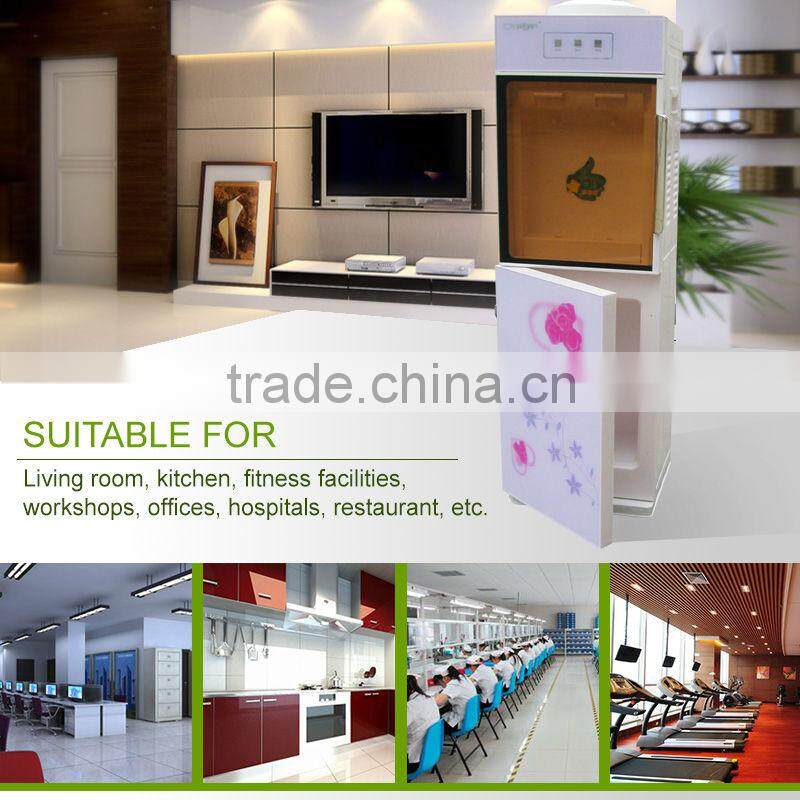 high quality water cooler with mini fridge standing design