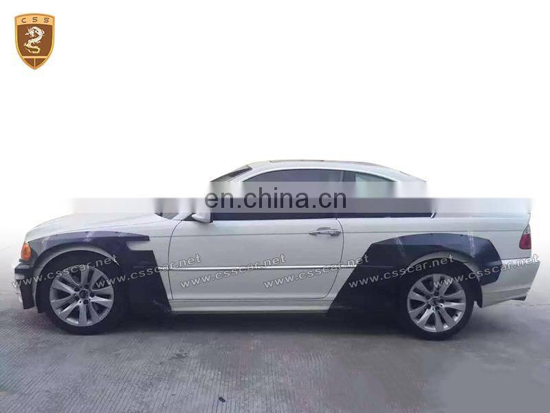 Rocket bunny style wide body kit for bm-w M3 e36/e46 in frp