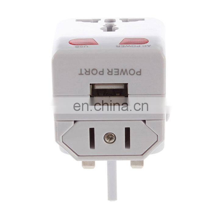 International Universal Travel Adapter AC Travel Charger Adapter Electrical Power Plug Adapter with USB