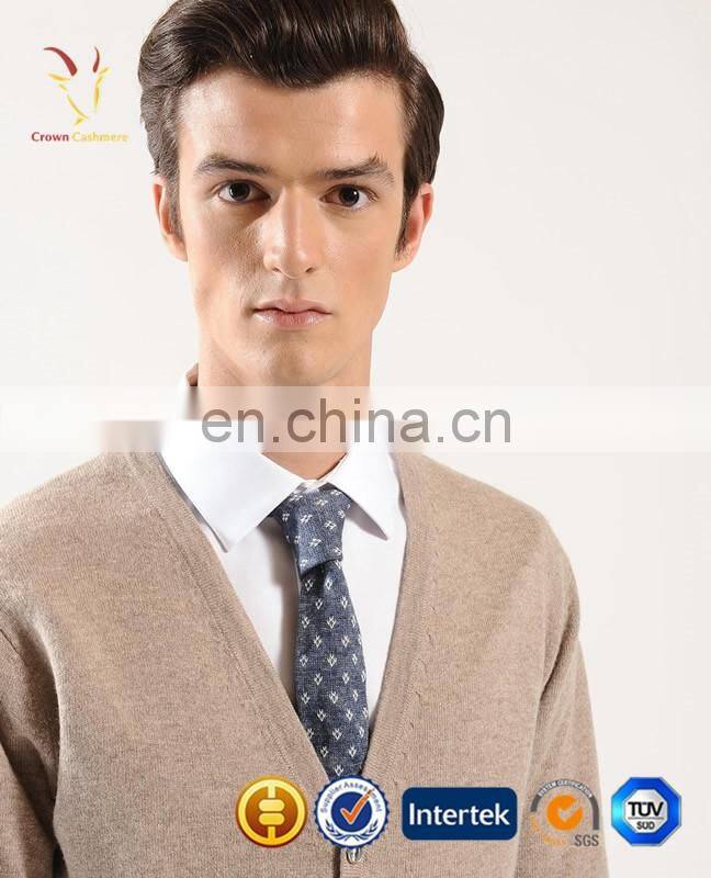 New Fashion Cashmere Cardigan Sweaters V Neck Cashmere Cardigan for Men